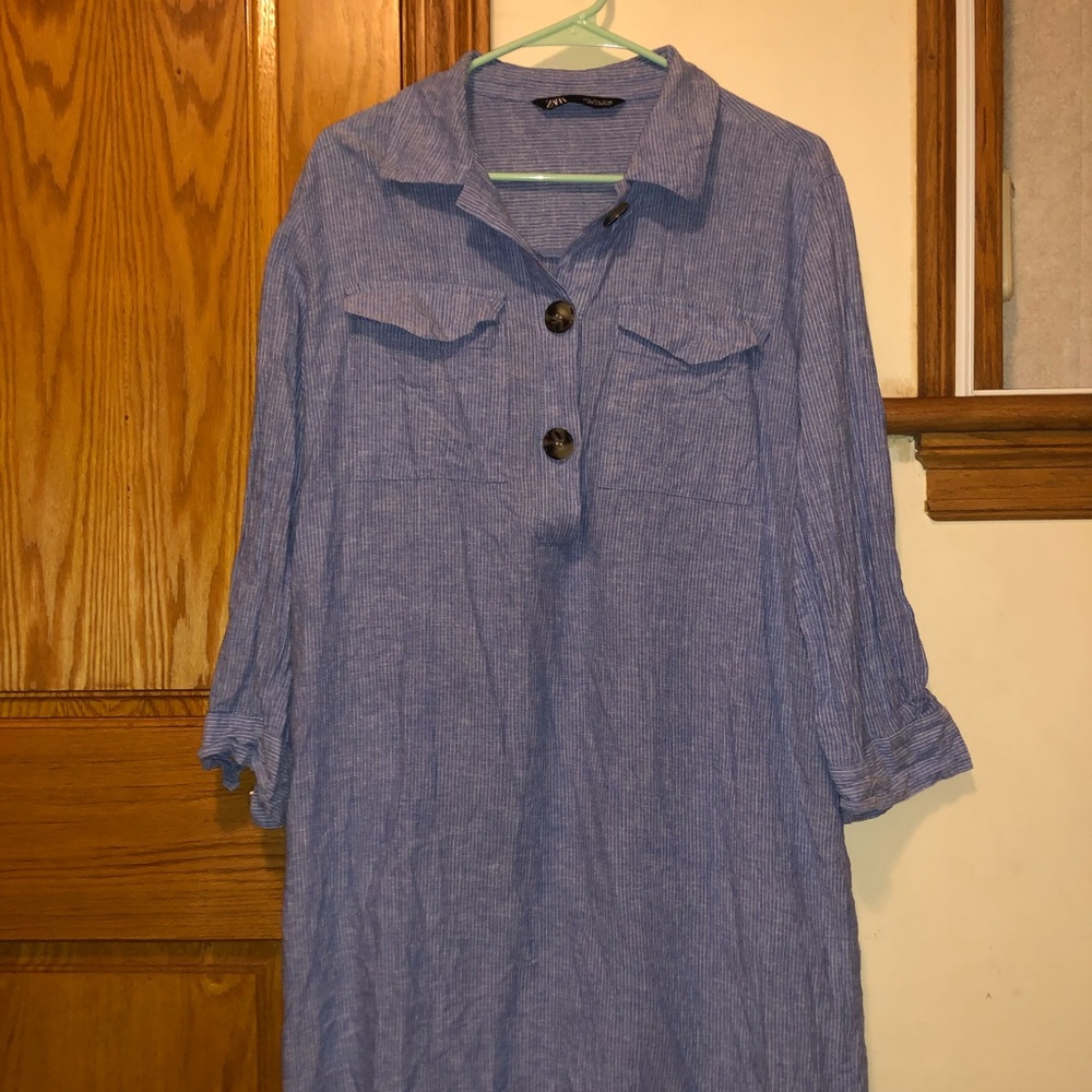 Zara shirt dress
